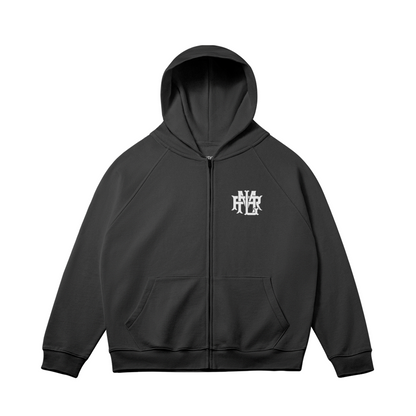 "NEED MORE RICHES" ZIP UP HOODIE