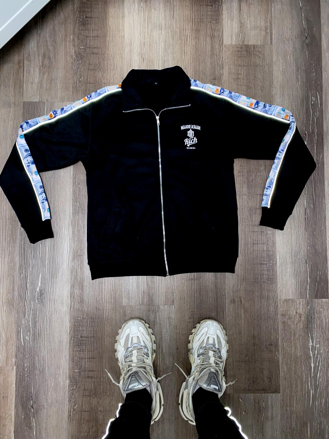 "BENJIZ" TRACKSUIT SET (BLACK)